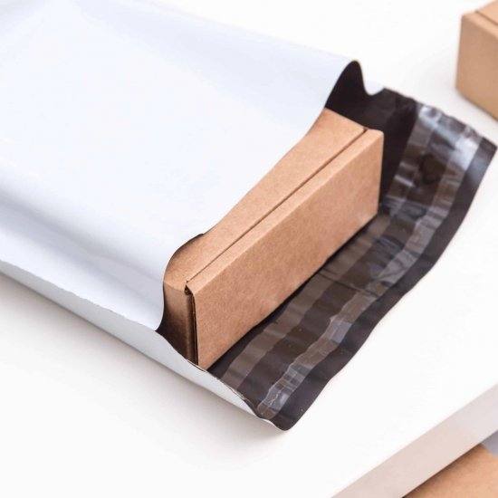 ΣΑΚΟΥΛΕΣ COURIER (MAIL BAG) ΛΕΥΚΗ 15X20