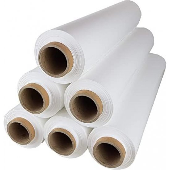 STRETCH FILM ΛΕΥΚΟ 50cm 23mic (1.6kg)  ΚΑΘΑΡΟ 1,3kgr (6 τεμάχια σε προσφορά)