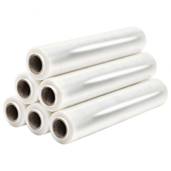 STRETCH FILM ΧΕΙΡΟΣ ΔΙΑΦΑΝΟ 50cm 23mic (1.6kg)  ΚΑΘΑΡΟ 1,3kgr (6 τεμάχια)