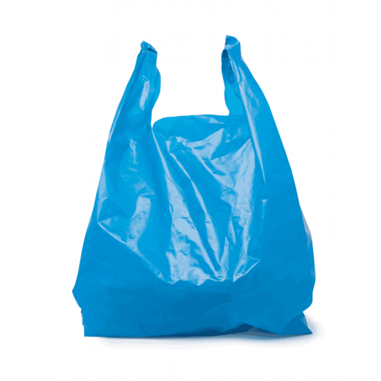ΤΣΑΝΤΑ ΧΟΝΤΡΗ ΜΠΛΕ Νο60  (1kg, 26 τεμάχια) ύψος 60 cmX μήκος 30 cm